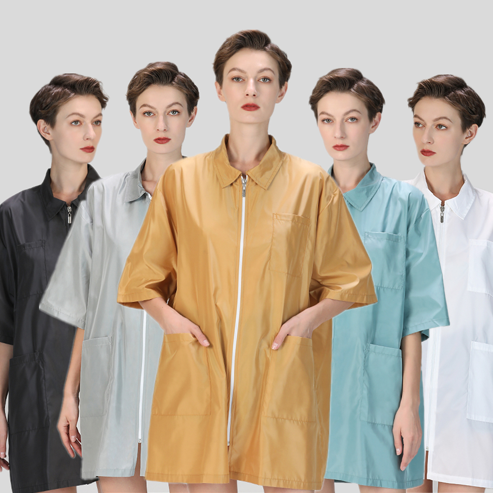 Embroidery H&M - Unisex M/L/XL Beautician Waterproof Work Clothes