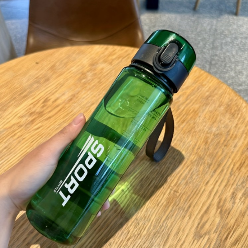 Embroidery Writing - 400ml/560ml Water Bottle Leakproof Sports Water