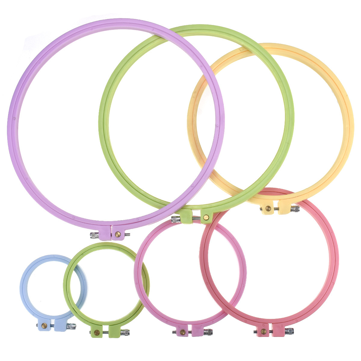 Embroidery Hoop Plastic - Round Cross Stitch Embroidery Hoops Plastic