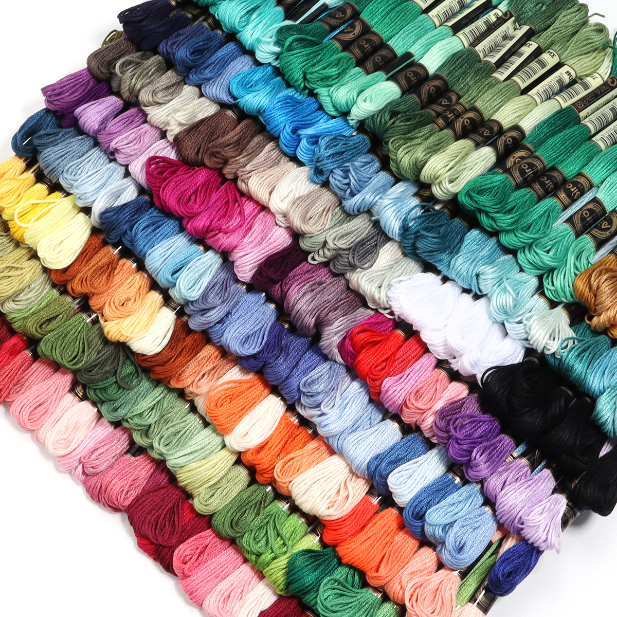 Embroidery Stitches - 6Pcs/Lot Multicolor Polyester Embroidery Thread Cross