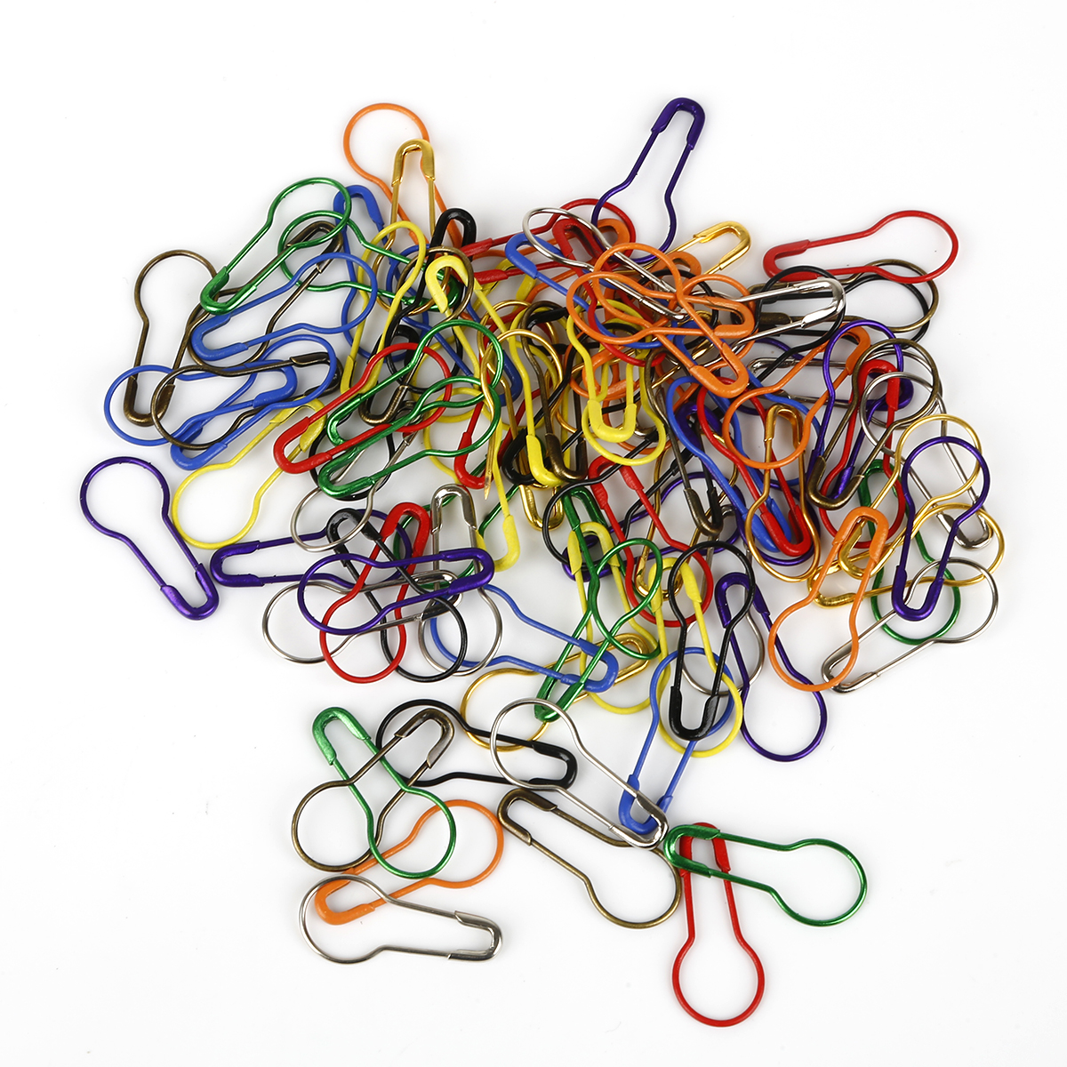 Embroidery Hoop Plastic - 100pcs/lot Colorful Knitting Crochet Locking Stitch