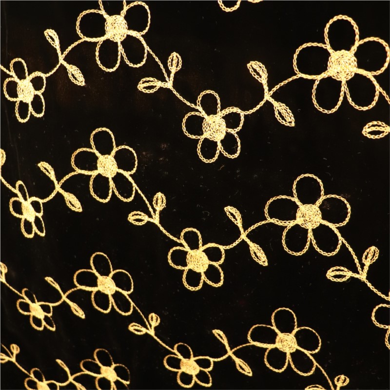 The fabric of sleeping dress e - Velvet Fabric Embroidery review and price