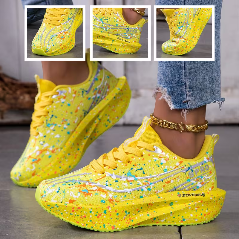 Sneakers Women Shoes Lightweig - Embroidery White review and price