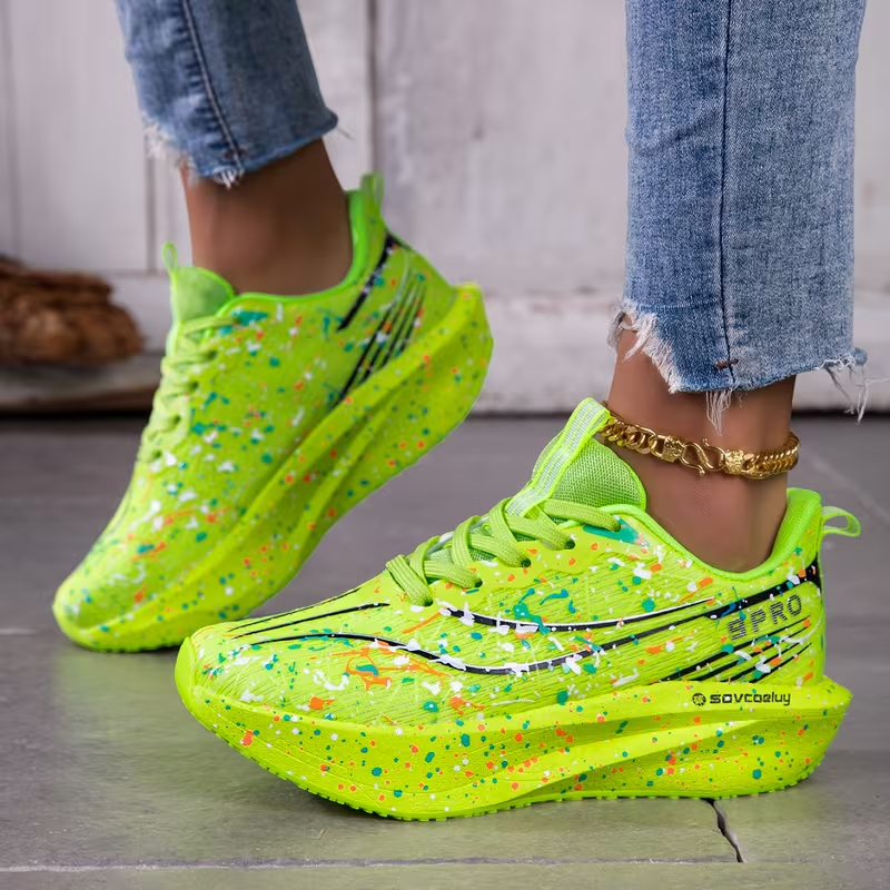 Sneakers Women Shoes Lightweig - Embroidery White review and price