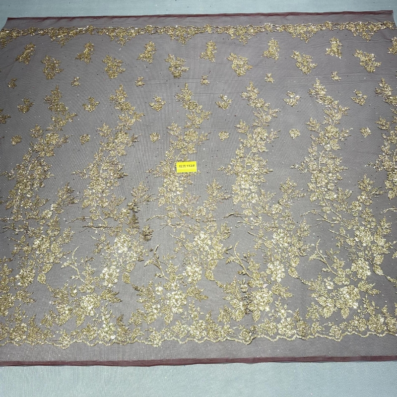 10 Yards Red Fadhion Design Af - Embroidery Net Fabric review and price