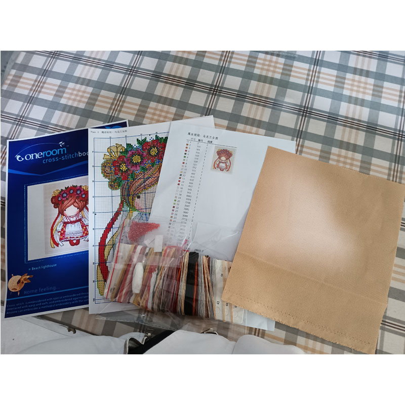 Cross Stitch Canvas Kit, DIY E - Embroidery Rose Stitch review and price