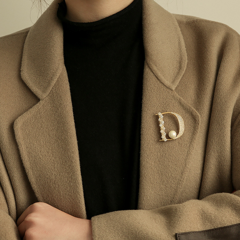 Luxury Rhinestone Letter D Bro - Embroidery Letter M review and price