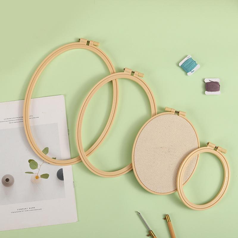 Imitation Bamboo Plastic Oval  - Embroidery Hoop Plastic review and price