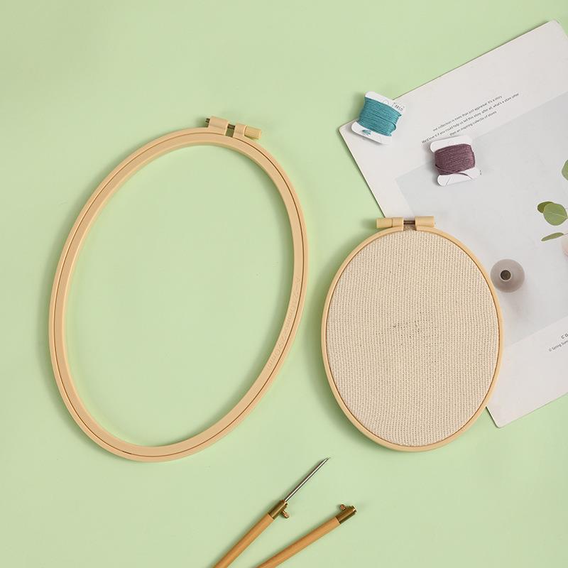Imitation Bamboo Plastic Oval  - Embroidery Hoop Plastic review and price