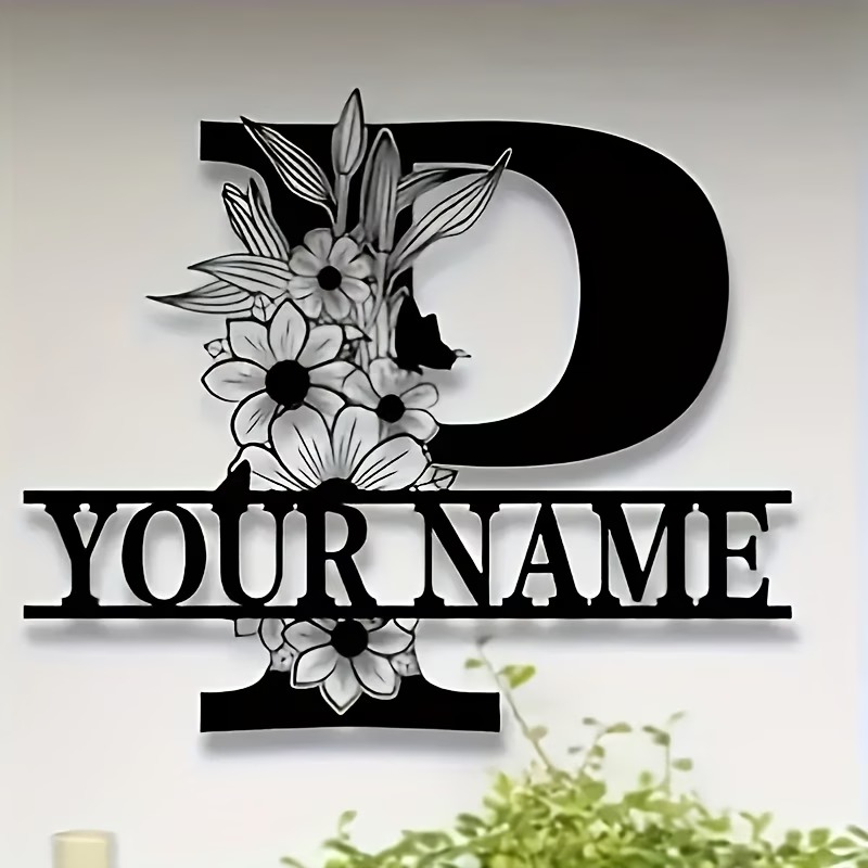 Custom Surname Metal Sign, Cou - Embroidery Garden review and price