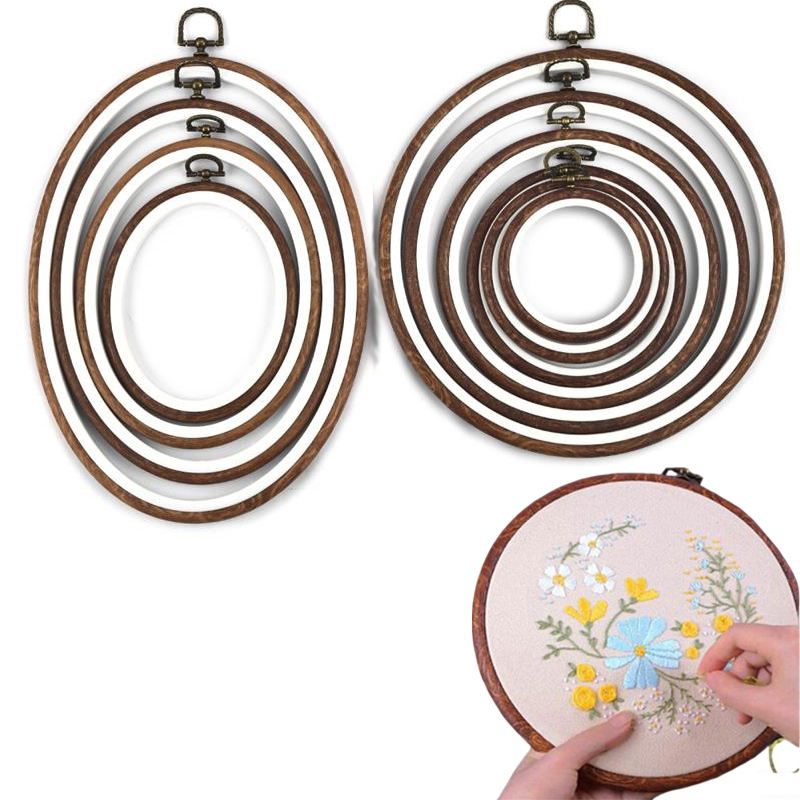 10PCS Sewing Tool Round Oval I - Embroidery Hoop Plastic review and price