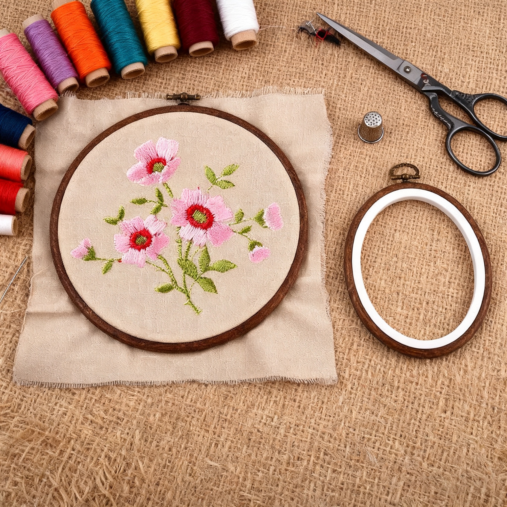 10PCS Sewing Tool Round Oval I - Embroidery Hoop Plastic review and price