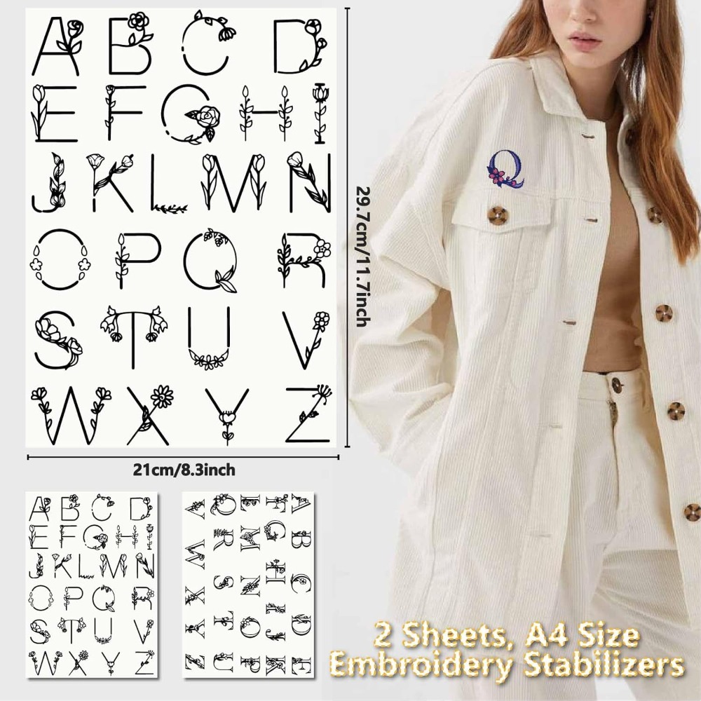 Letter A-Z Water Soluble Embro - Embroidery Stitches review and price