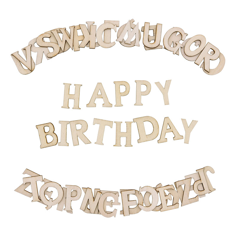 100pcs Letters Wooden Alphabet - Embroidery Writing review and price