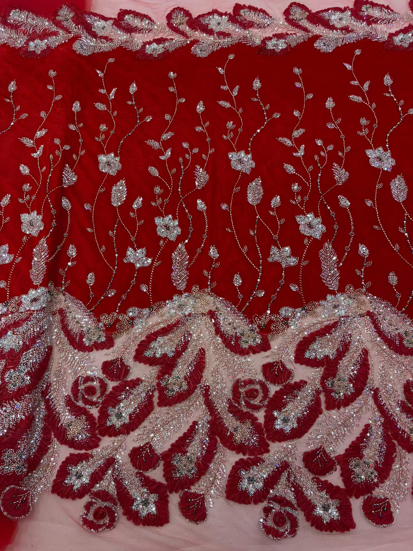 Velvet African Sequins Lace Fa - Velvet Fabric Embroidery review and price