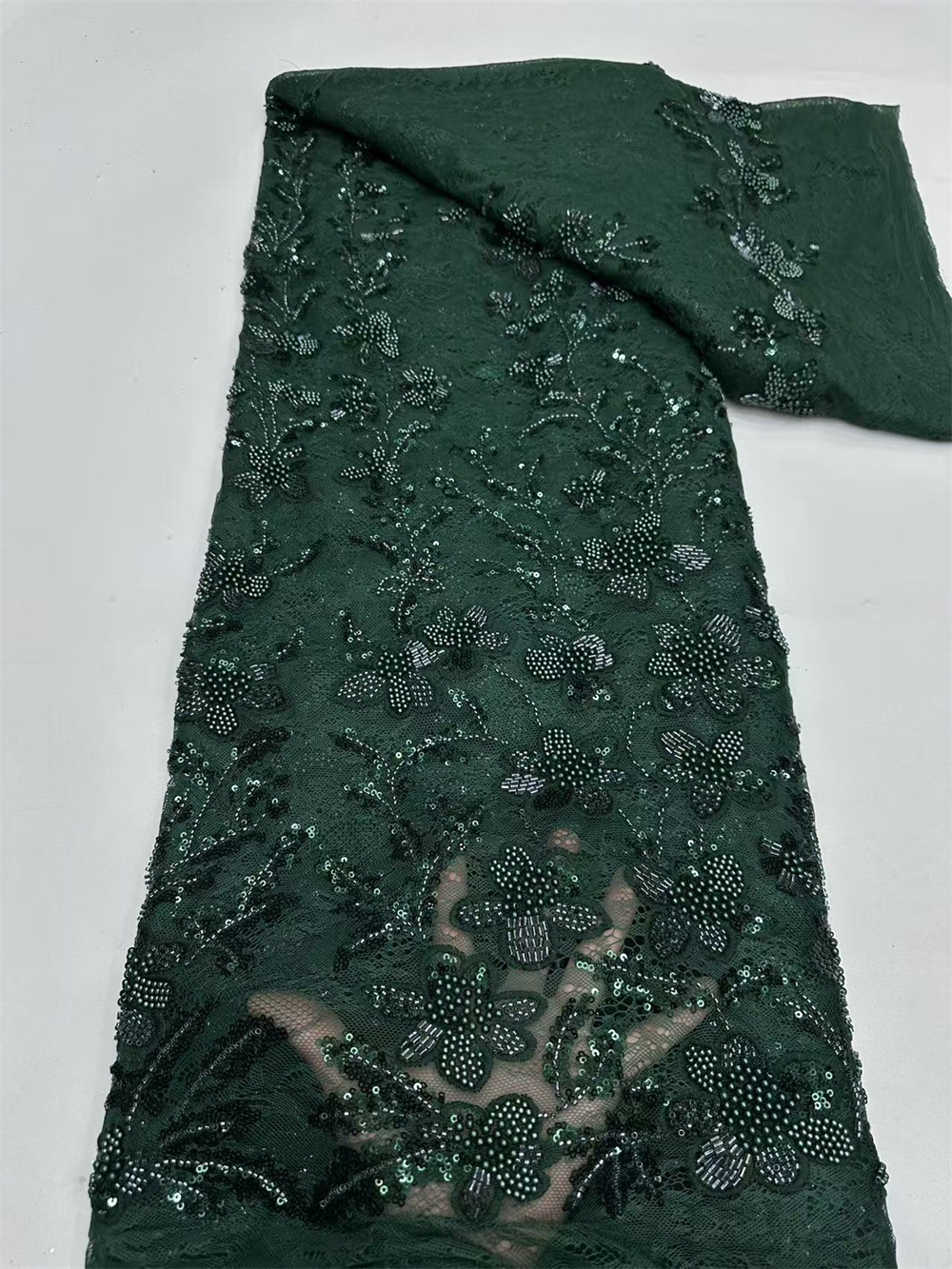 Luxury African Sequence Lace F - Embroidery Net Fabric review and price