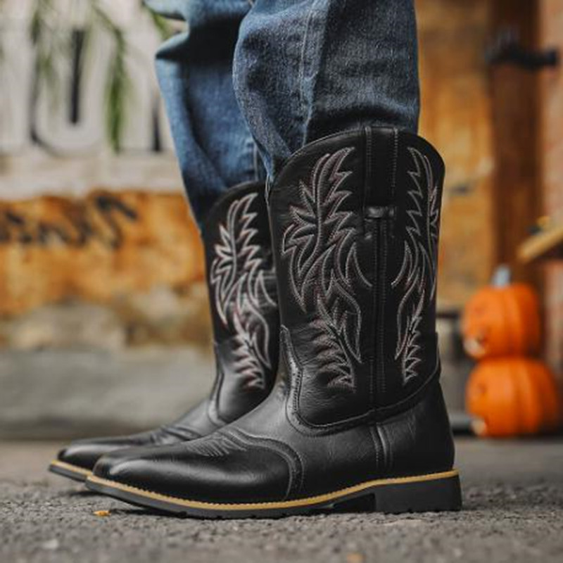 New Men High Boots Embroidery  - Embroidery Stitches review and price