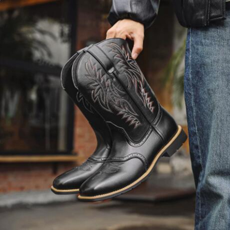 New Men High Boots Embroidery  - Embroidery Stitches review and price