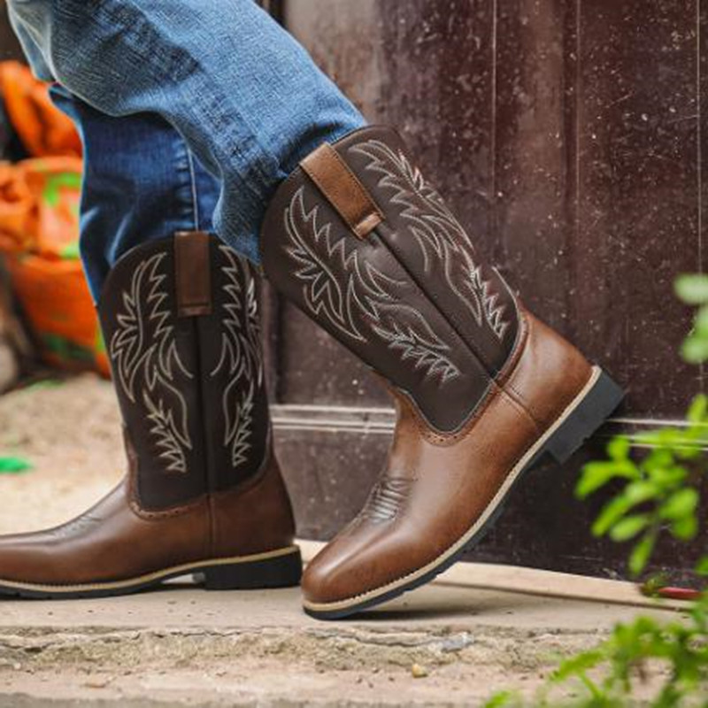 New Men High Boots Embroidery  - Embroidery Stitches review and price