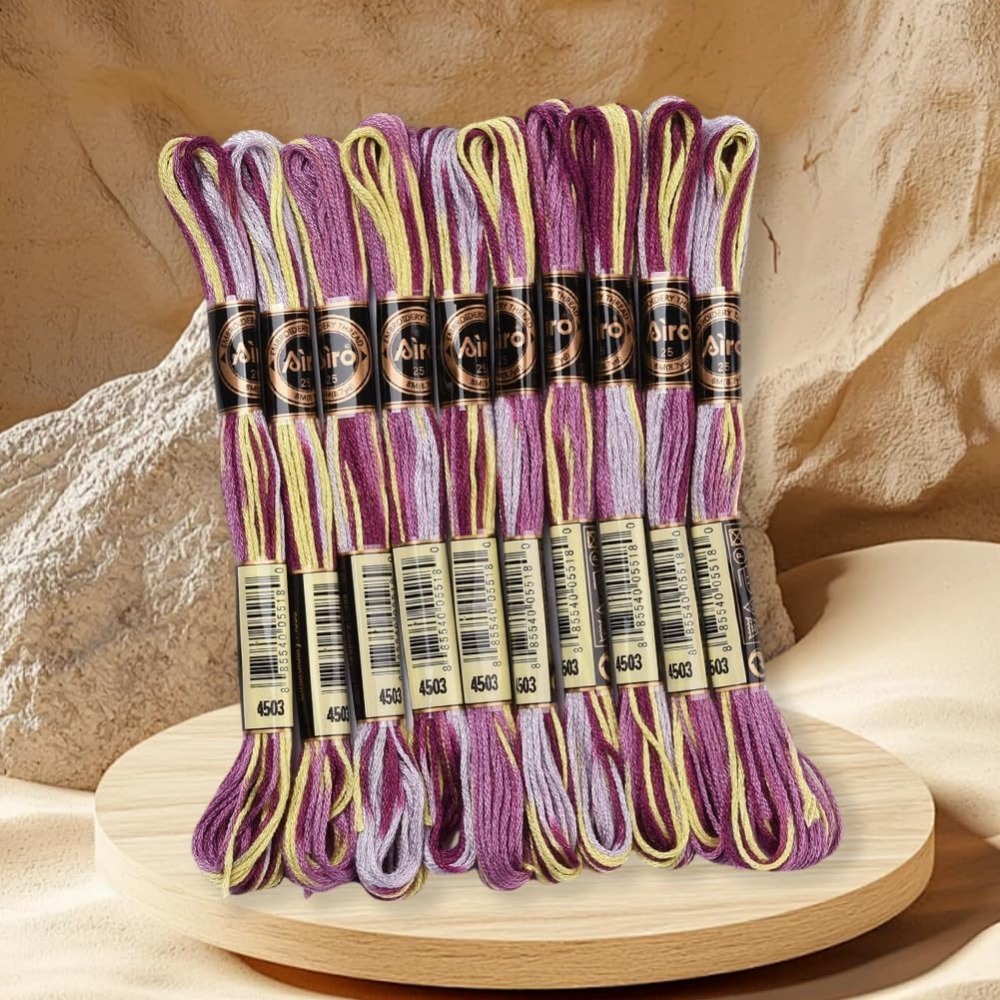 6 Strands Purple Variegated Em - Embroidery Stitches review and price