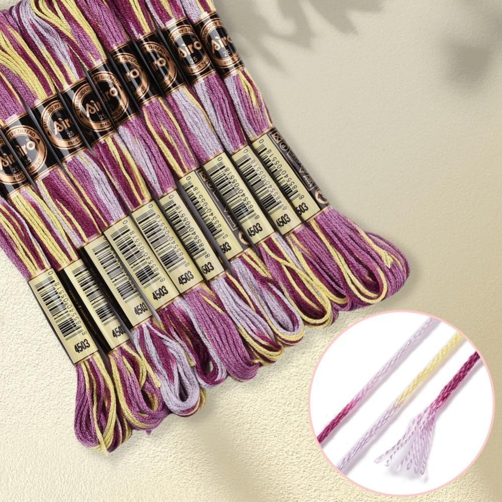 6 Strands Purple Variegated Em - Embroidery Stitches review and price
