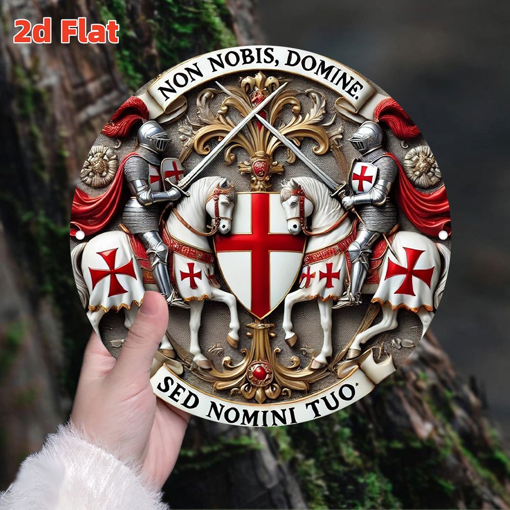 2D Flat Medieval Templar Knigh - Embroidery Garden review and price
