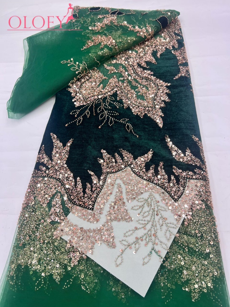Latest African Velvet Lace Fab - Velvet Fabric Embroidery review and price