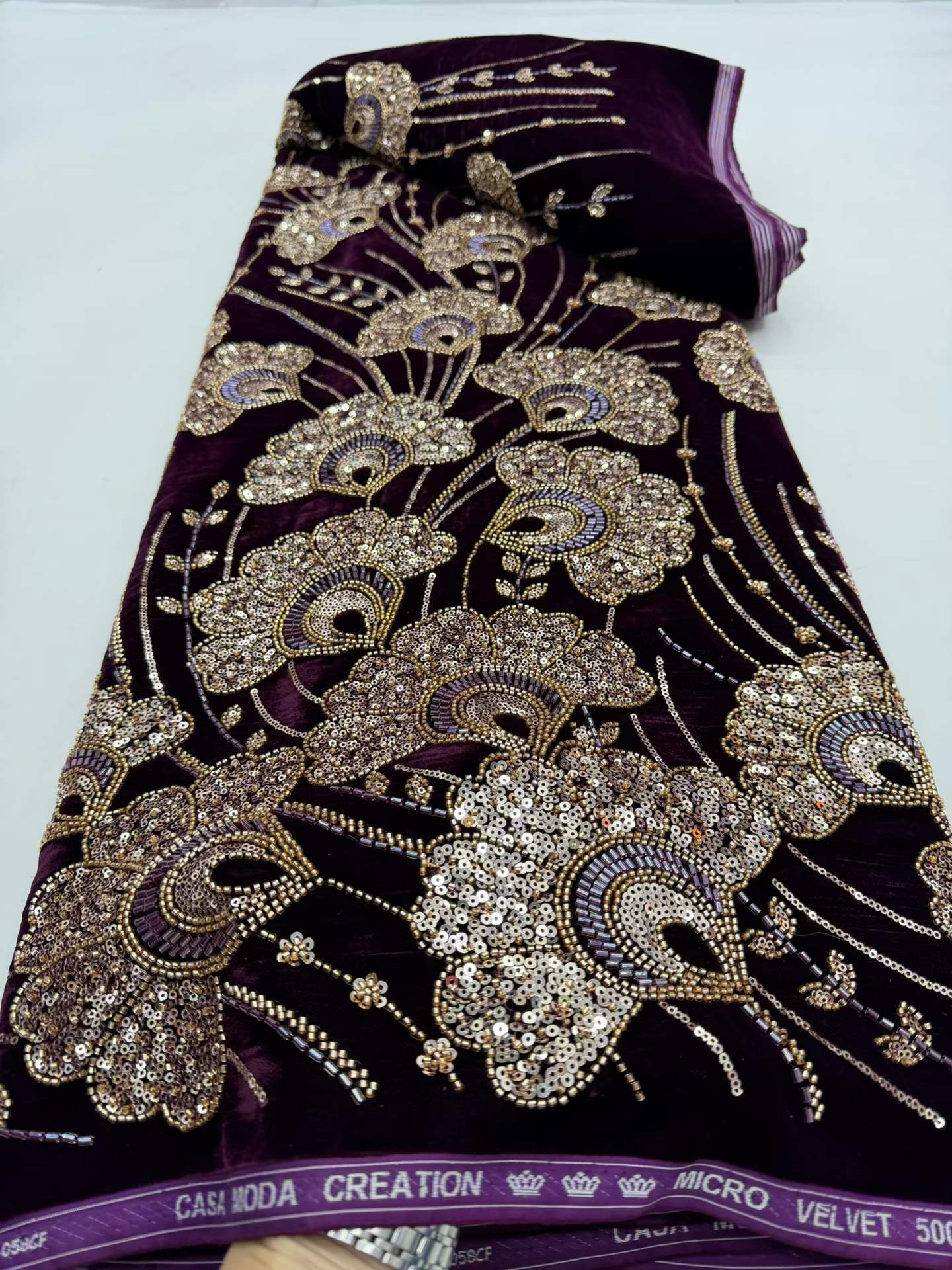 Nigerian French Velvet Lace Fa - Velvet Fabric Embroidery review and price