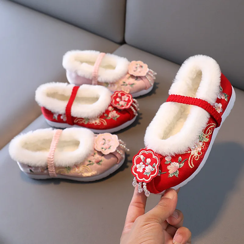 Velvet Cotton Shoes Winter Chi - Velvet Fabric Embroidery review and price