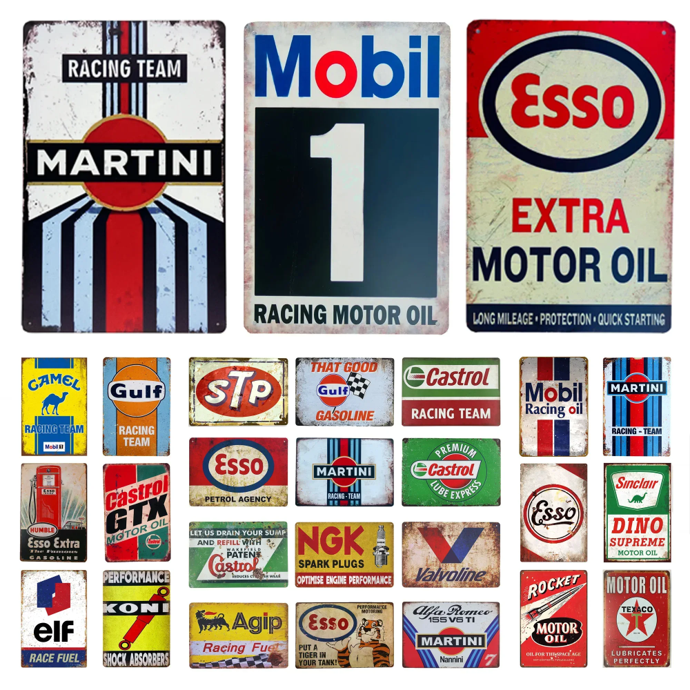 Vintage-Style Motor Oil Gas Si - Embroidery Charm review and price