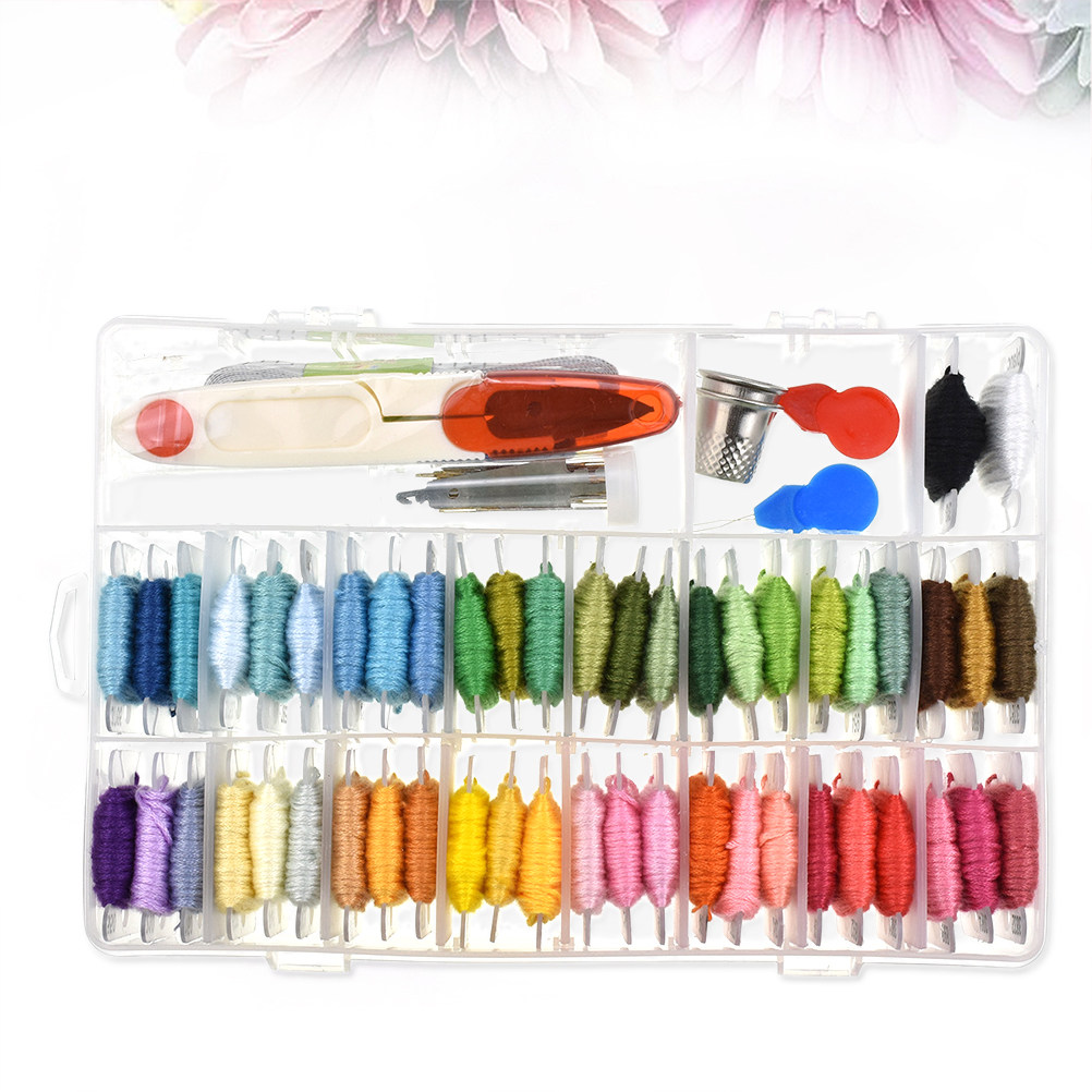 50 Assorted Colors Embroidery  - Embroidery Stitches review and price