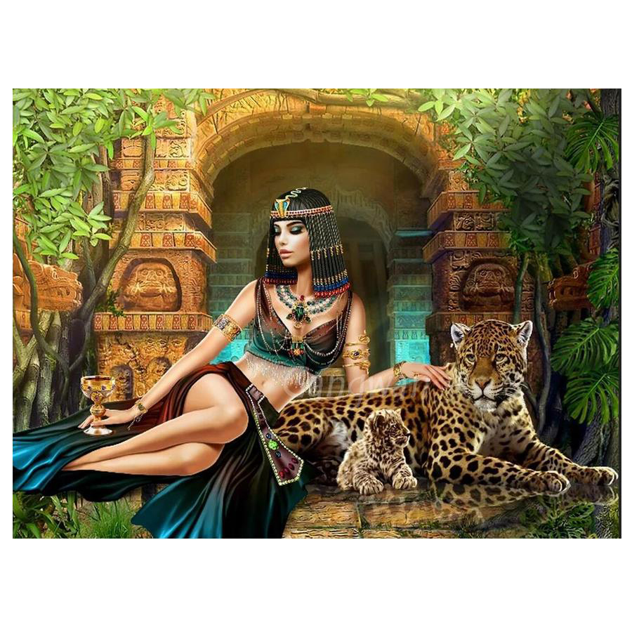 5D round square diamond embroi - Embroidery In Egypt review and price