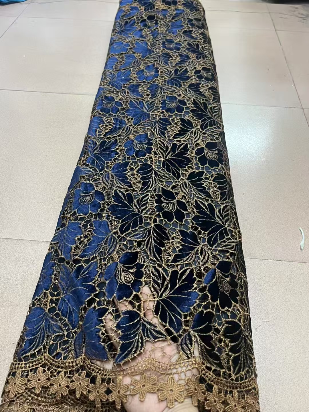 African Velvet Lace Fabric 5 Y - Velvet Fabric Embroidery review and price