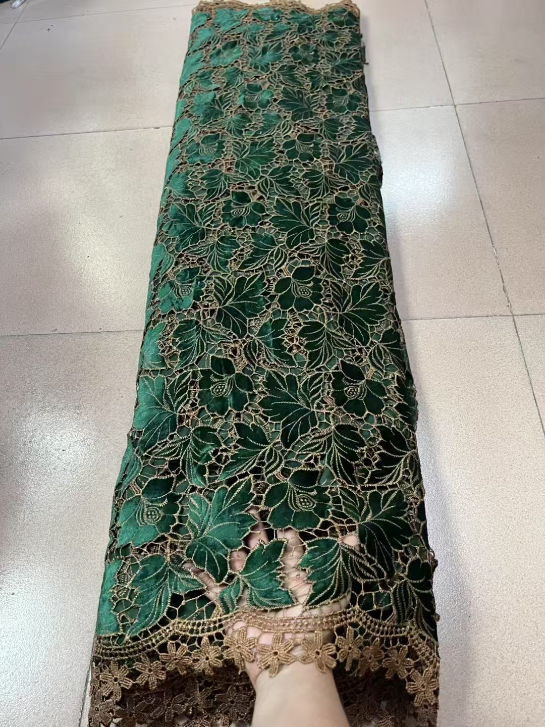 African Velvet Lace Fabric 5 Y - Velvet Fabric Embroidery review and price