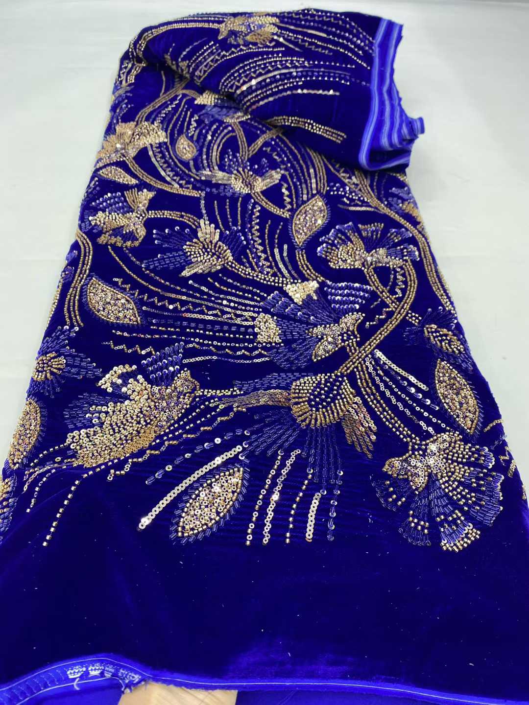 Luxury African Velvet Lace Fab - Velvet Fabric Embroidery review and price