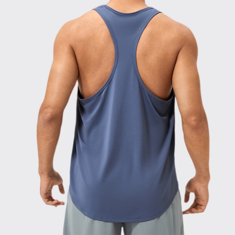 Men's Sleeveless Shirt Fitness - Embroidery H&M review and price