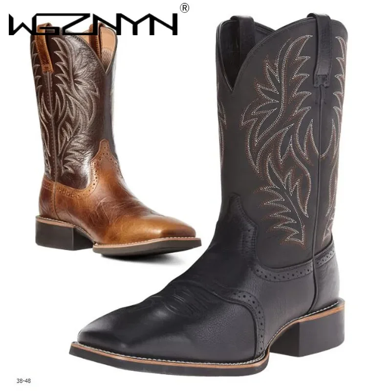 Men High Boots Embroidery Retr - Embroidery Stitches review and price