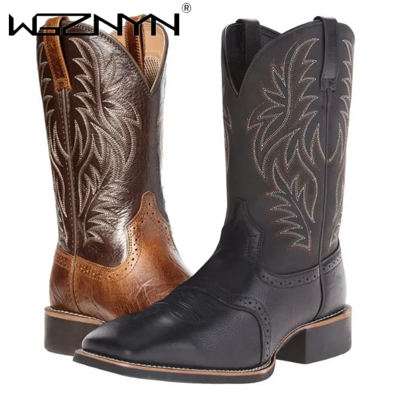 Men High Boots Embroidery Retr - Embroidery Stitches review and price