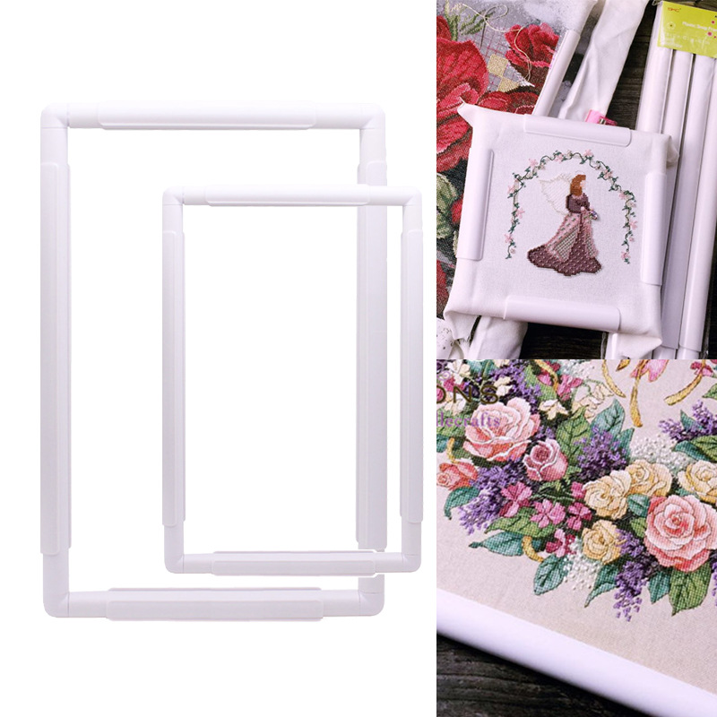 Square Shape Embroidery Frame  - Embroidery Hoop Plastic review and price