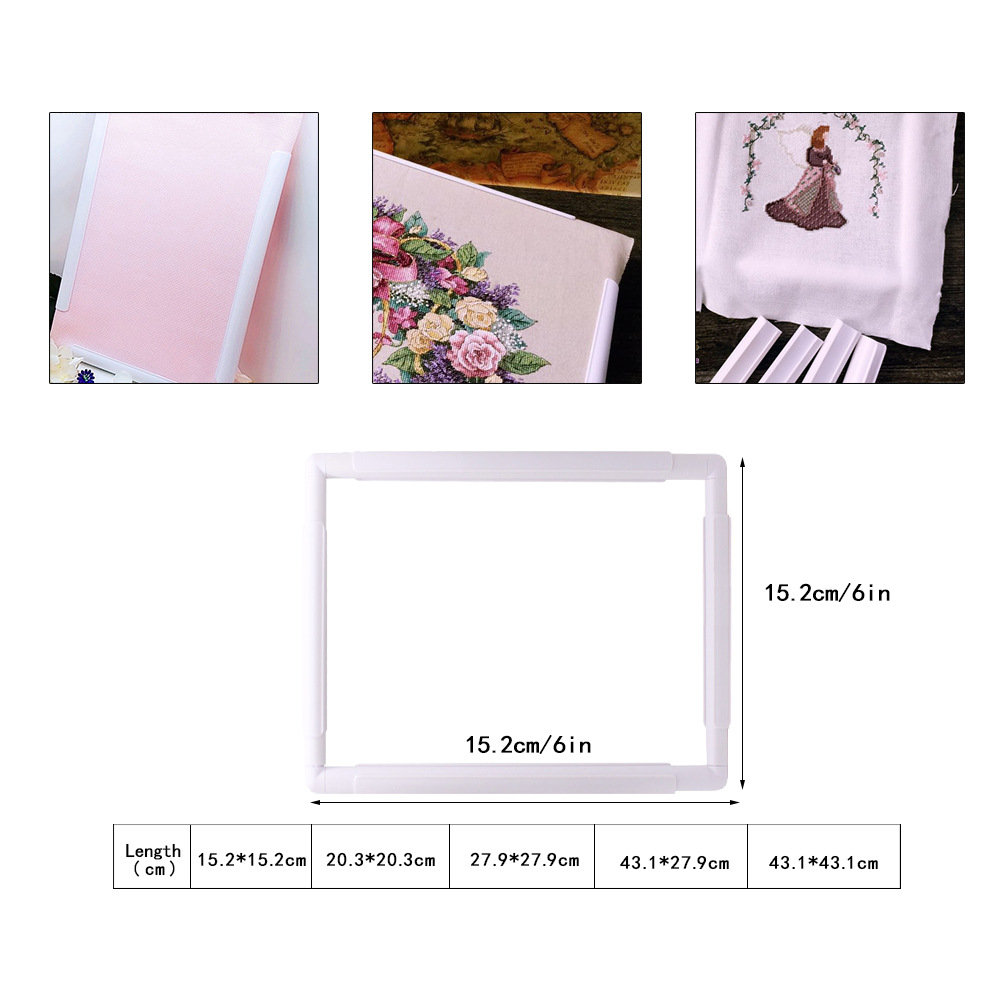 Square Shape Embroidery Frame  - Embroidery Hoop Plastic review and price