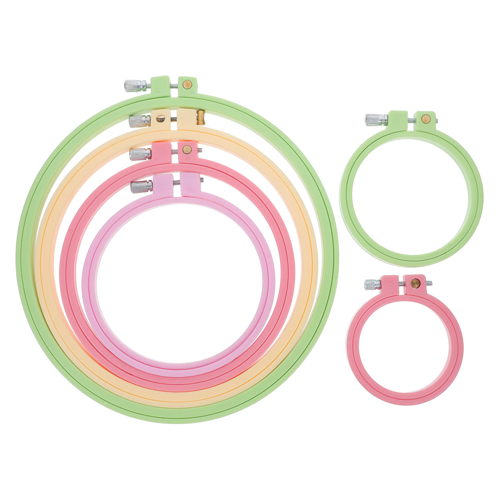6Pcs ABS Embroidery Hoops Reus - Embroidery Hoop Plastic review and price