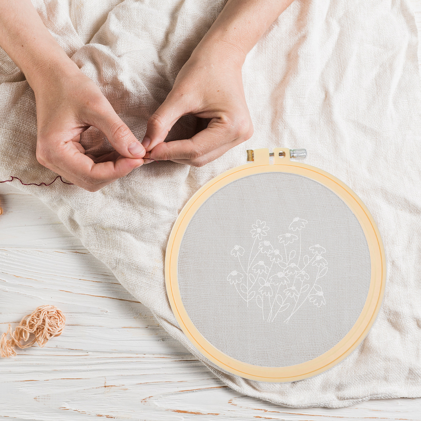 6Pcs ABS Embroidery Hoops Reus - Embroidery Hoop Plastic review and price