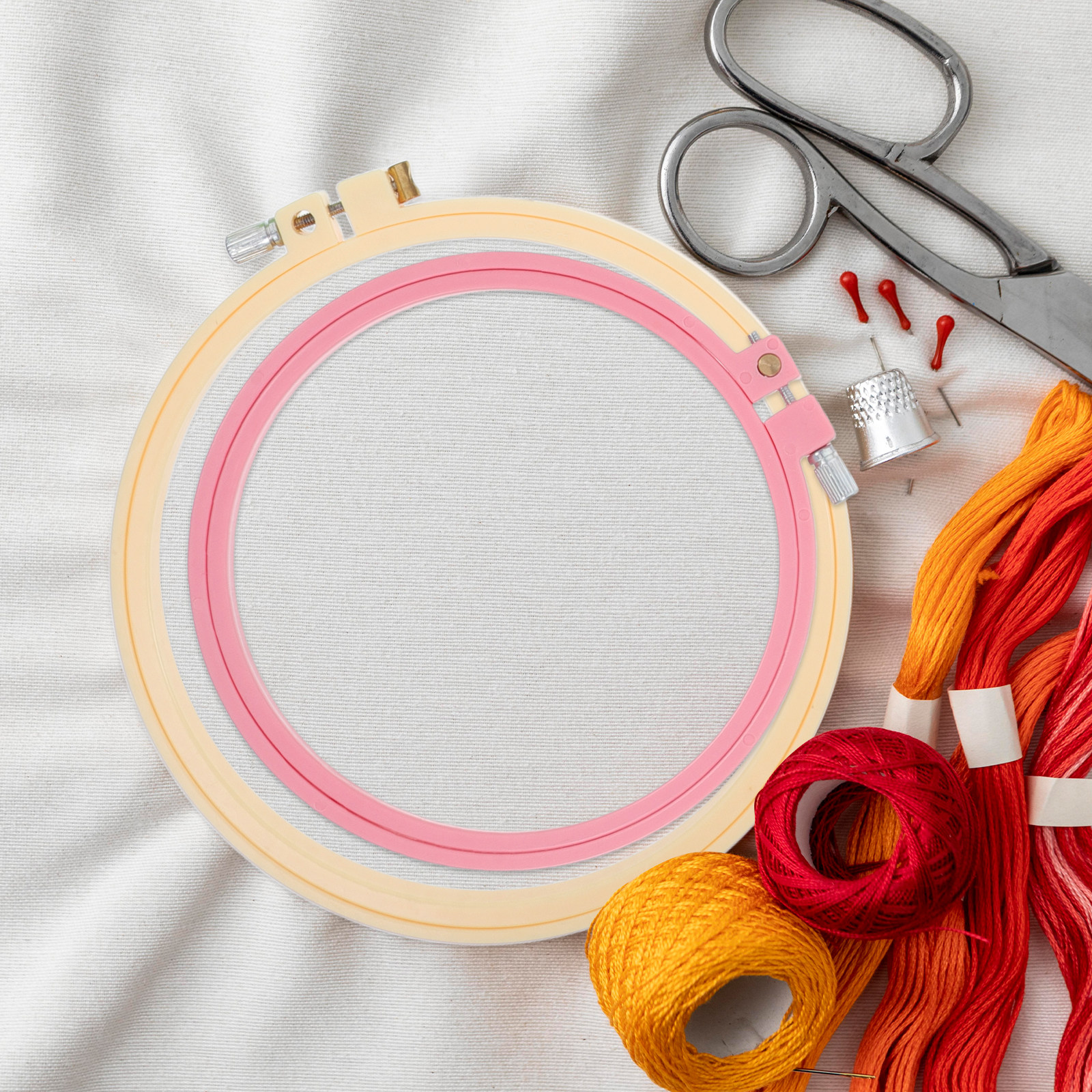 6Pcs ABS Embroidery Hoops Reus - Embroidery Hoop Plastic review and price