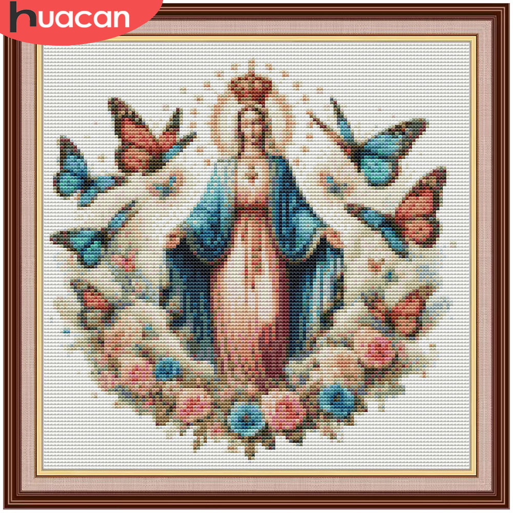 HUACAN Embroidery Kits Virgin  - Embroidery Rose Stitch review and price