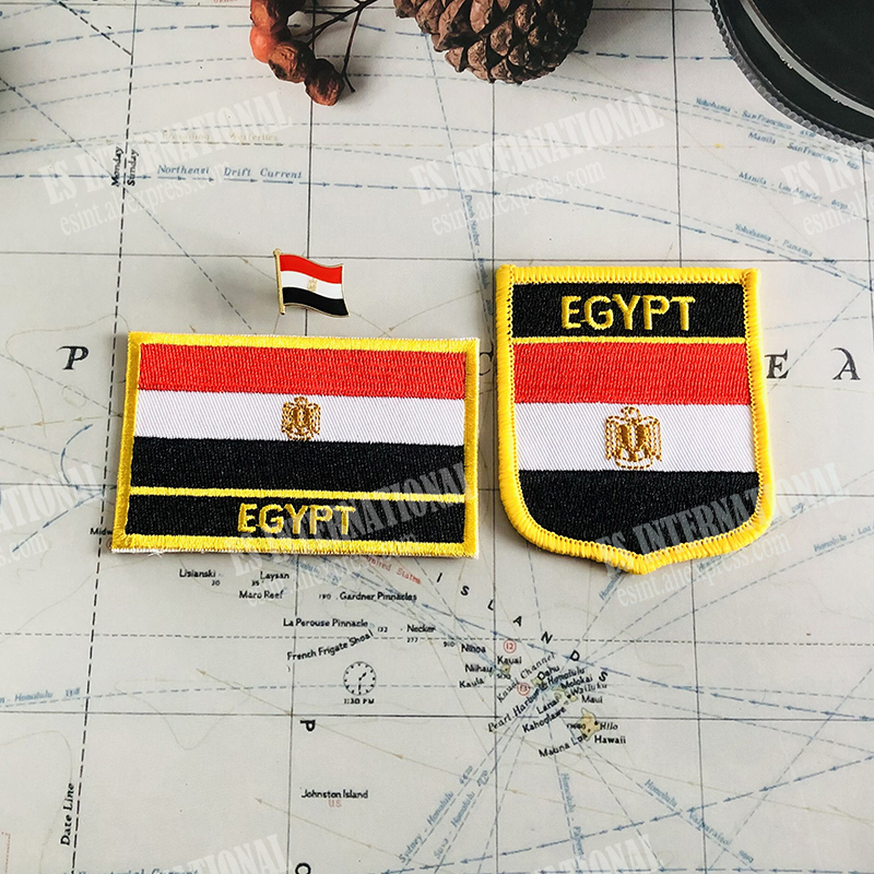 EGYPT  National Flag Embroider - Embroidery In Egypt review and price