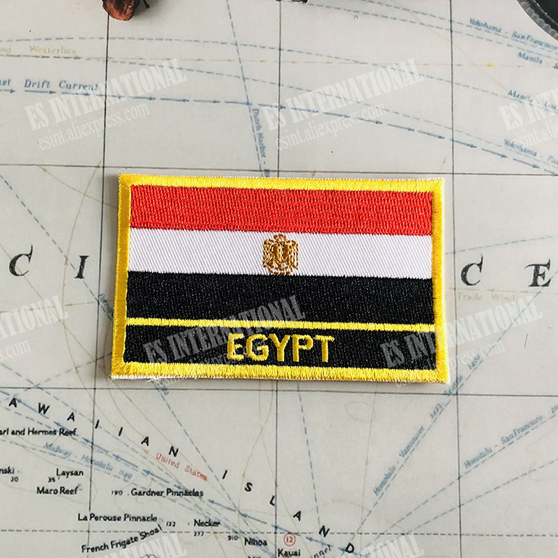EGYPT  National Flag Embroider - Embroidery In Egypt review and price