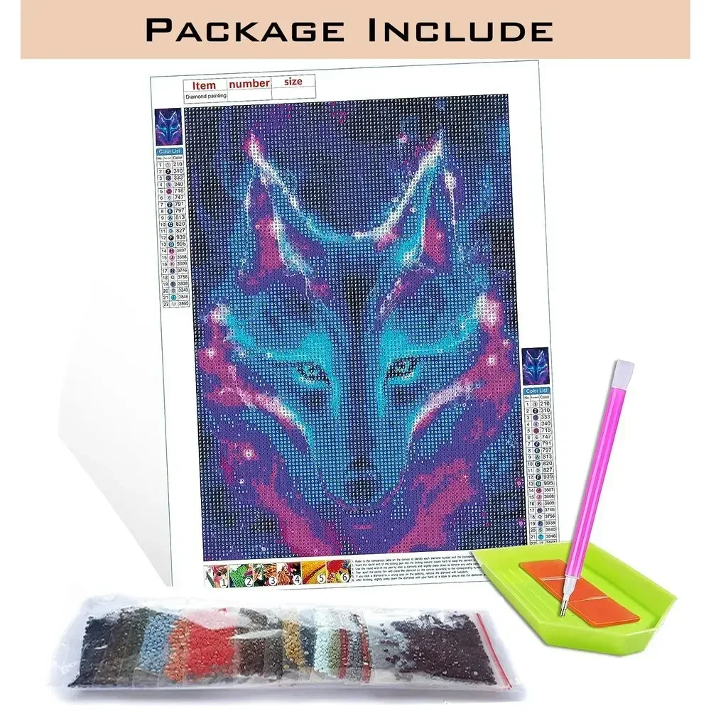 1pc frameless Diamond Painting - Embroidery In Egypt review and price