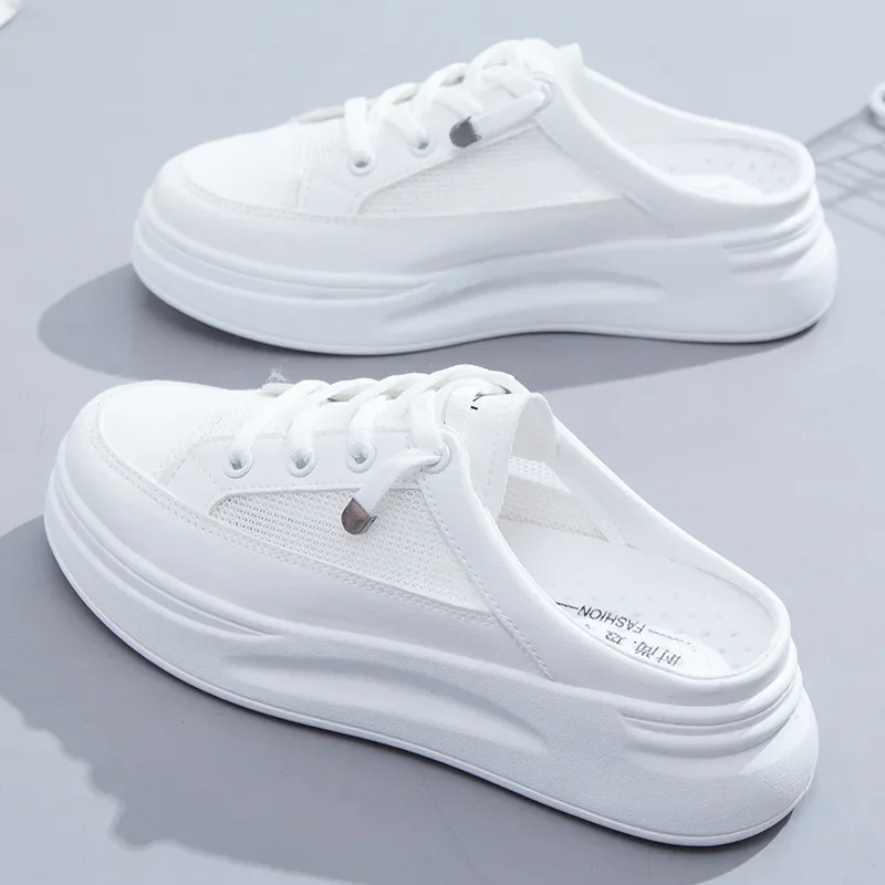 *Summer New Baotou Mesh Breath - Embroidery White review and price