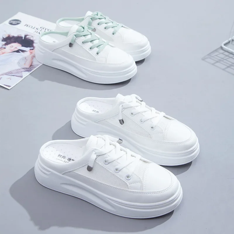 *Summer New Baotou Mesh Breath - Embroidery White review and price