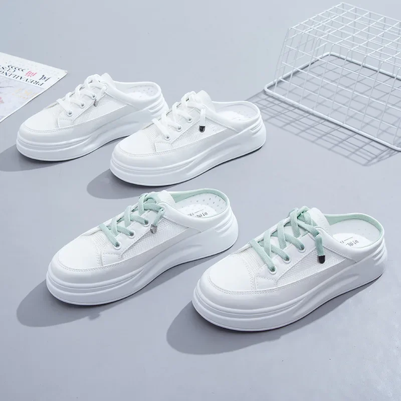 *Summer New Baotou Mesh Breath - Embroidery White review and price